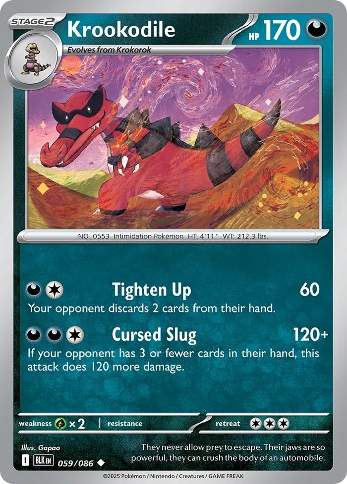 Carte Crocorible — Black Bolt Additionals