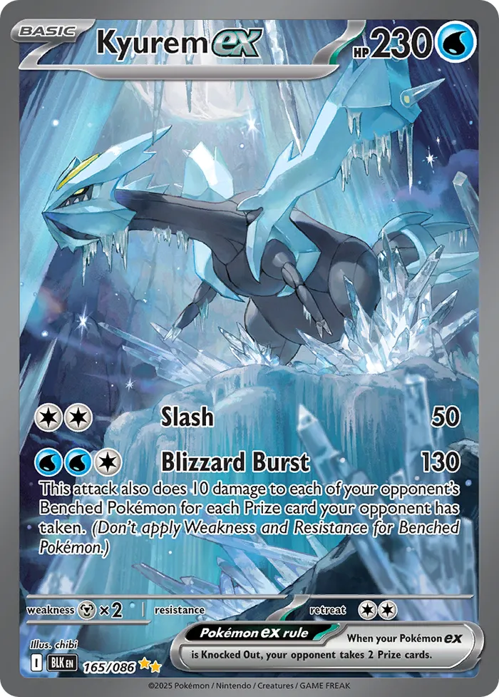 Carte Kyurem ex — Black Bolt