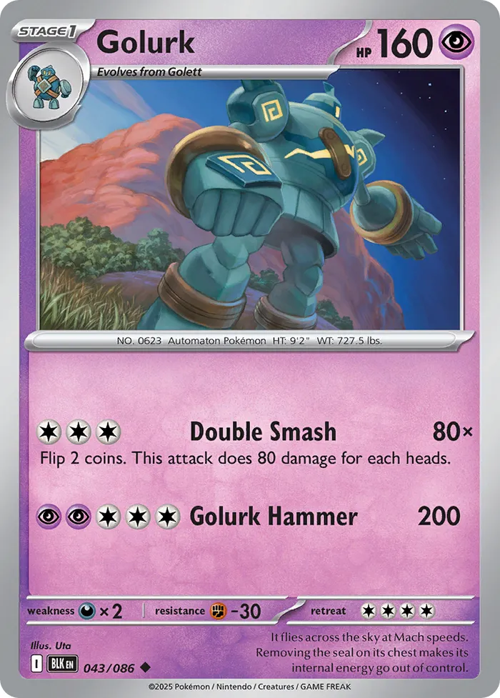 Carte Golemastoc — Black Bolt