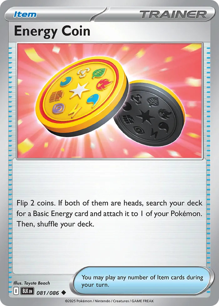 Carte Pièce Énergie — Black Bolt