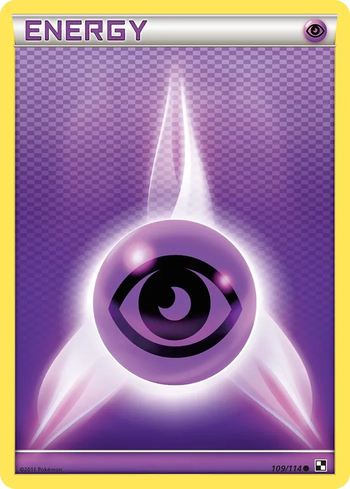 Carte Basic Psychic Energy — Black & White