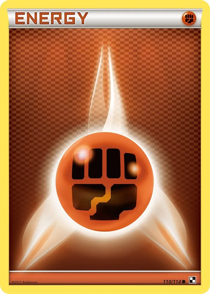 Carte Basic Fighting Energy — Black & White