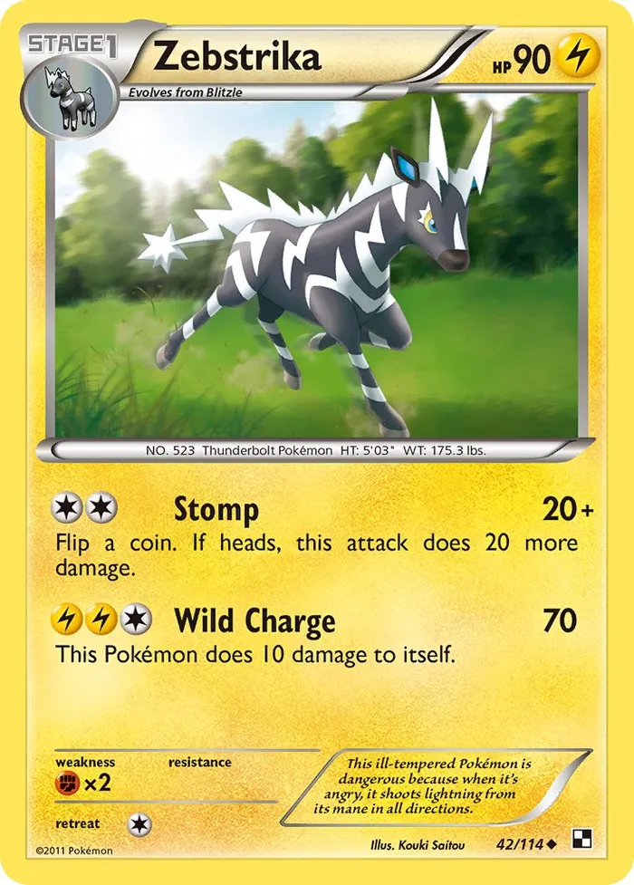 Carte Zéblitz — Black & White