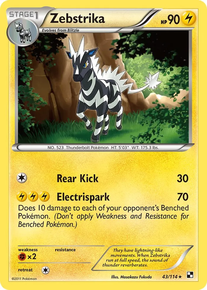 Carte Zéblitz — Black & White