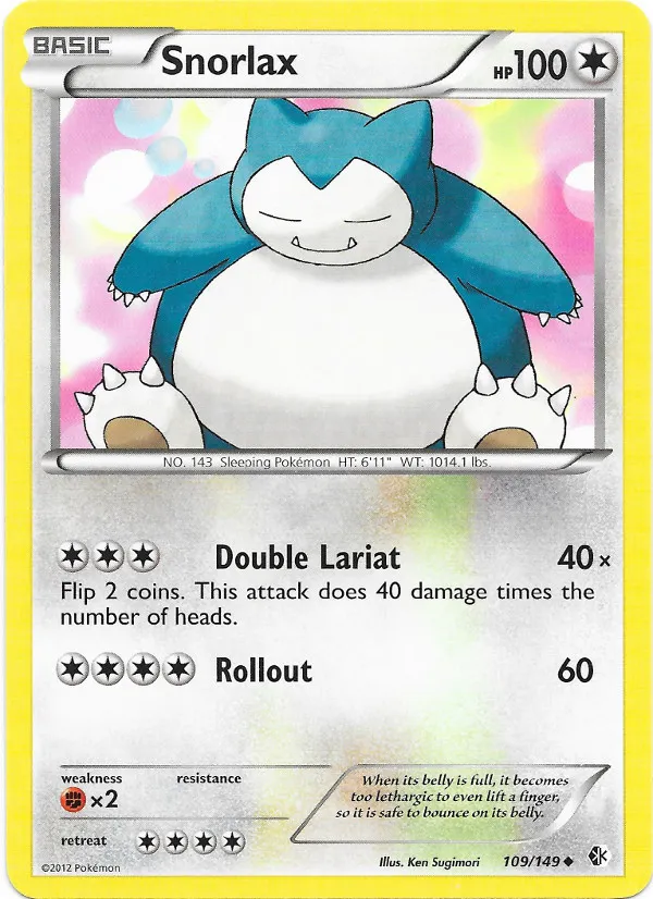 Carte Snorlax — Boundaries Crossed