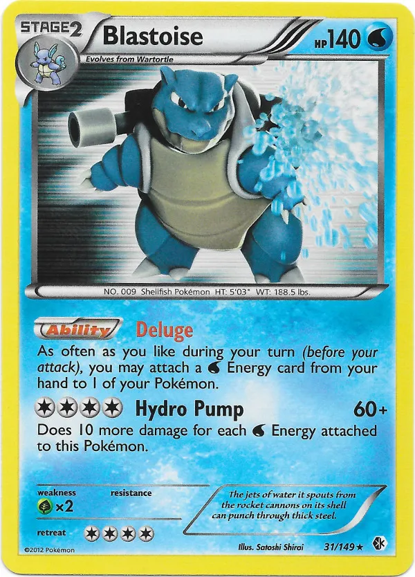 Carte Blastoise — Boundaries Crossed
