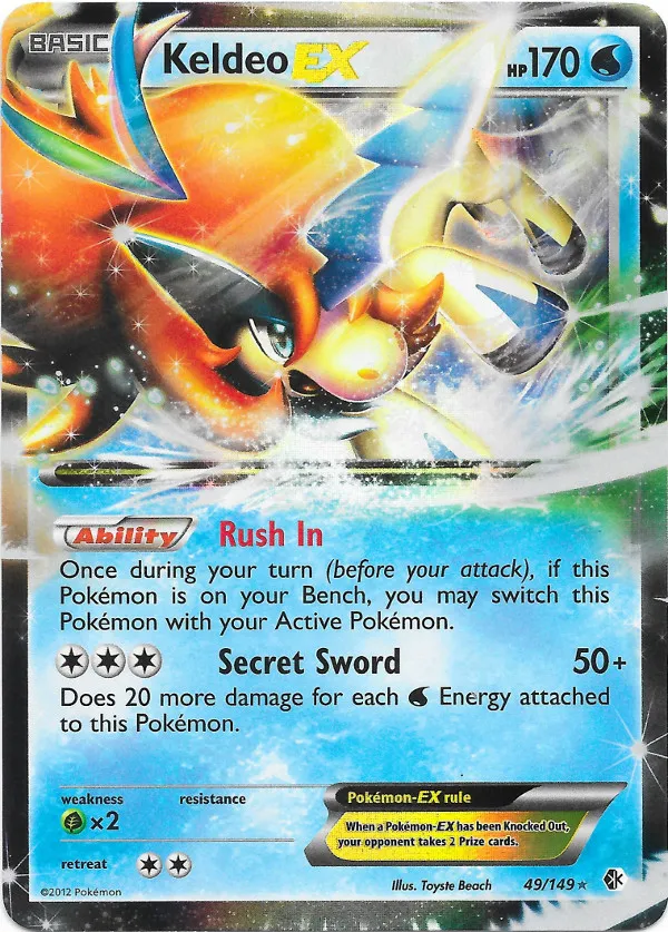 Carte Keldeo EX — Boundaries Crossed