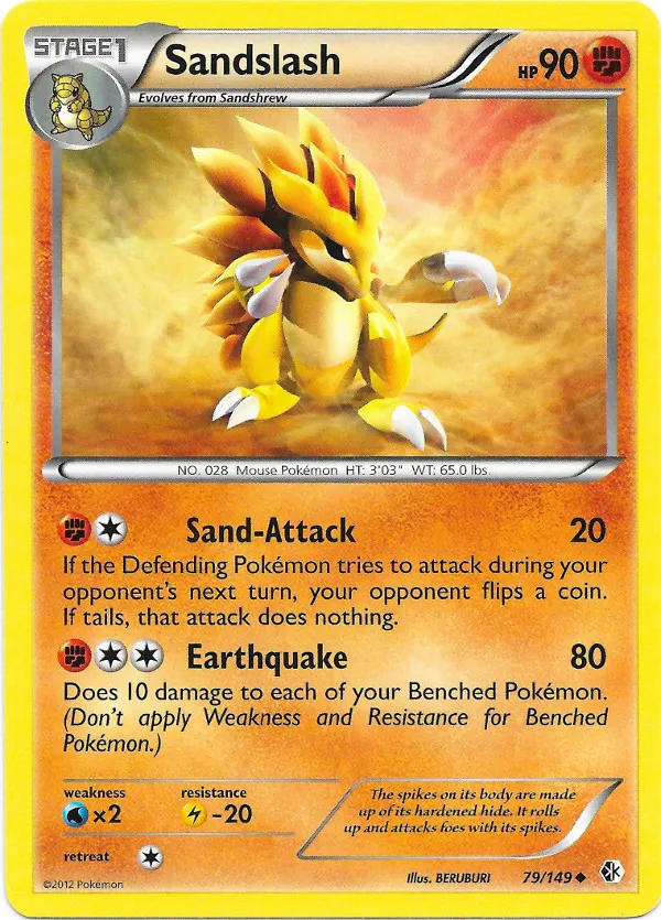 Carte Sandslash — Boundaries Crossed