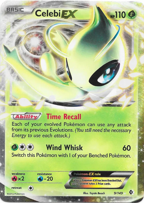 Carte Celebi EX — Boundaries Crossed