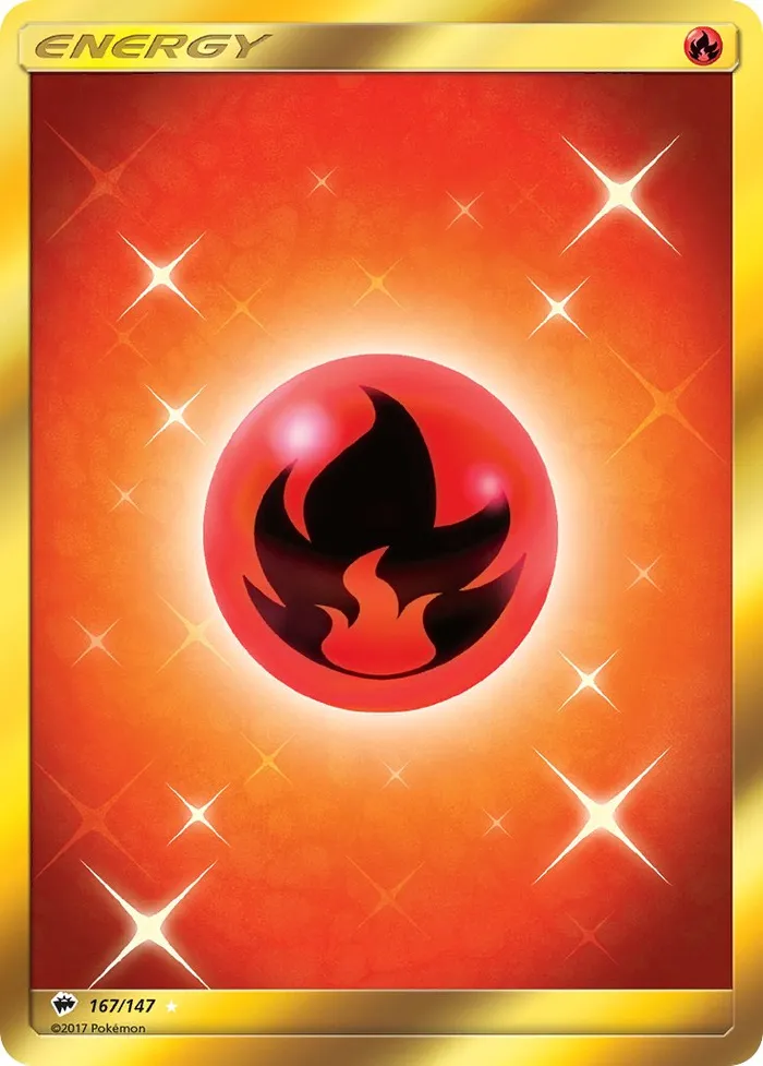 Carte Basic Fire Energy — Burning Shadows
