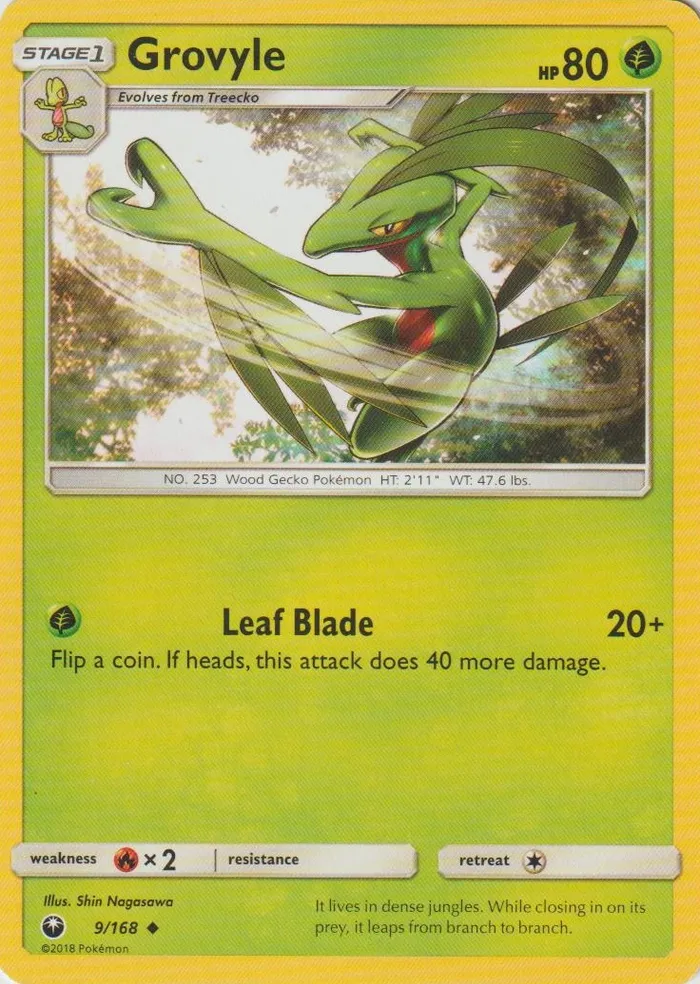 Carte Grovyle — Celestial Storm