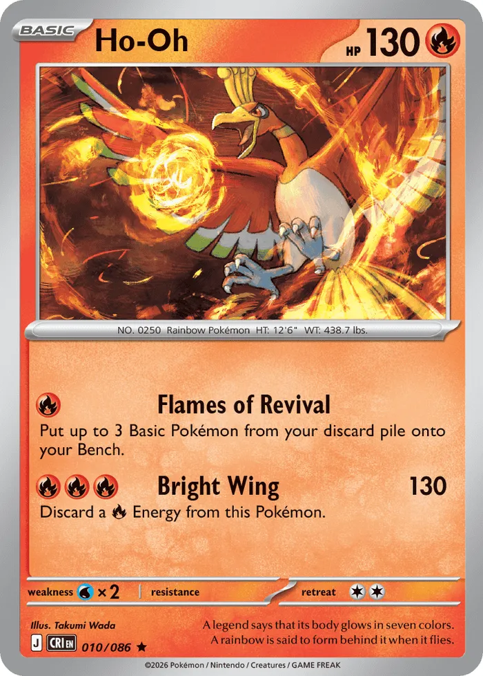 Carte Ho-Oh — Chaos Rising Additionals