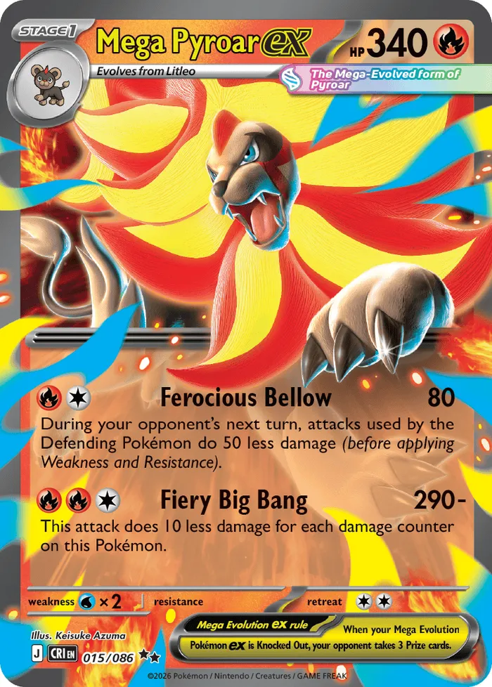 Carte Mega Némélios ex — Chaos Rising Additionals