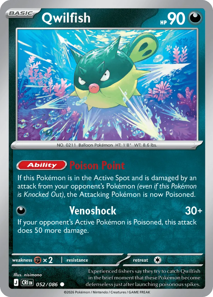 Carte Qwilfish — Chaos Rising Additionals