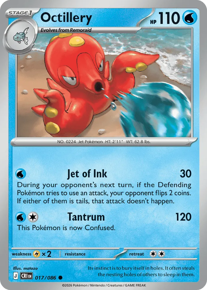 Carte Octillery — Chaos Rising