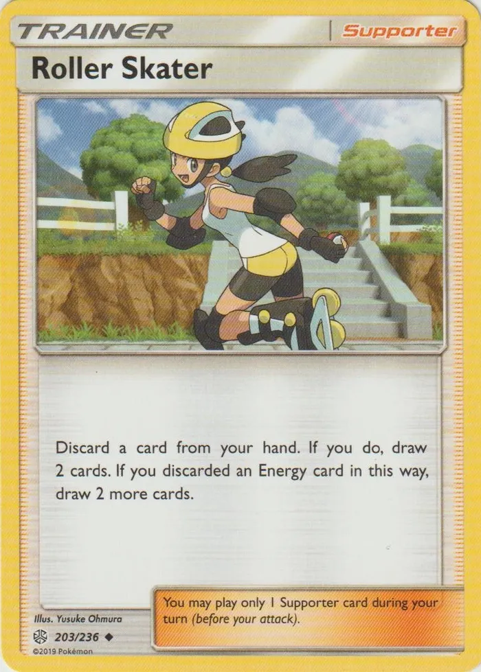 Carte Roller Skateuse — Cosmic Eclipse