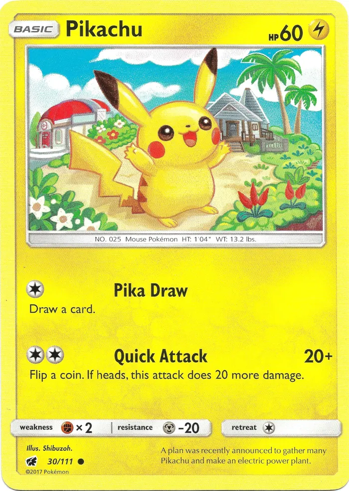 Carte Pikachu — Crimson Invasion