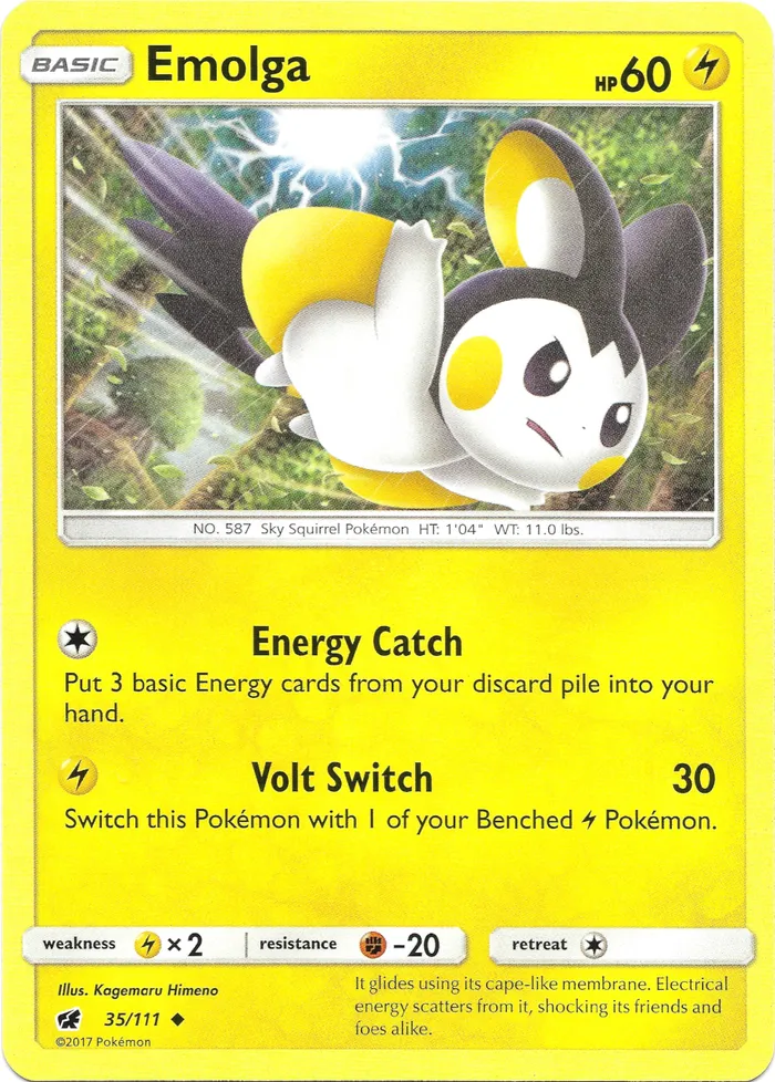 Carte Emolga — Crimson Invasion