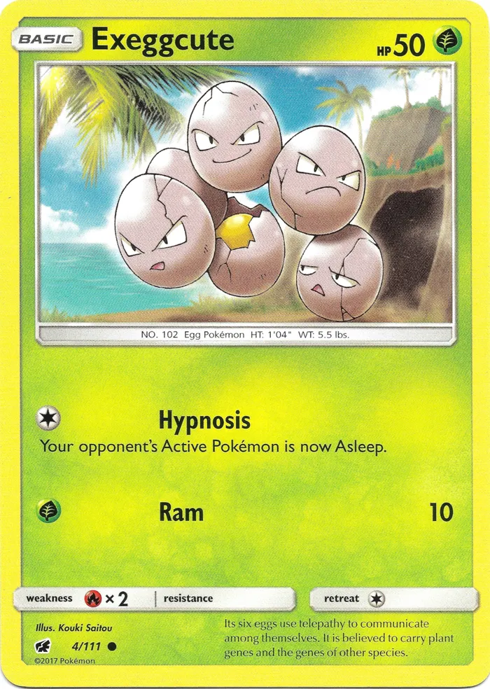 Carte Exeggcute — Crimson Invasion