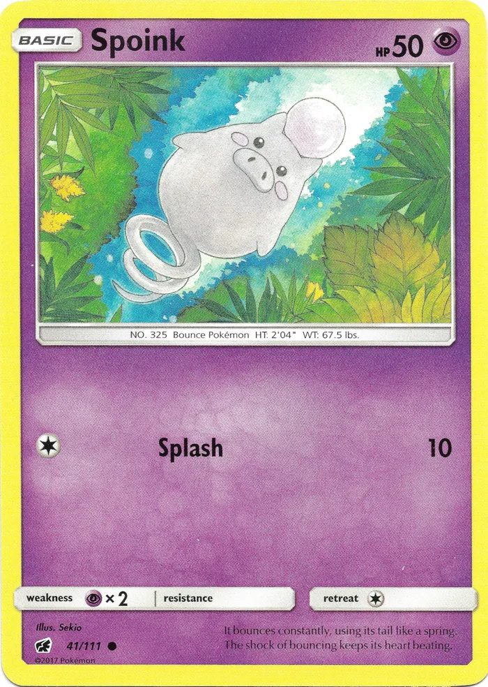 Carte Spoink — Crimson Invasion