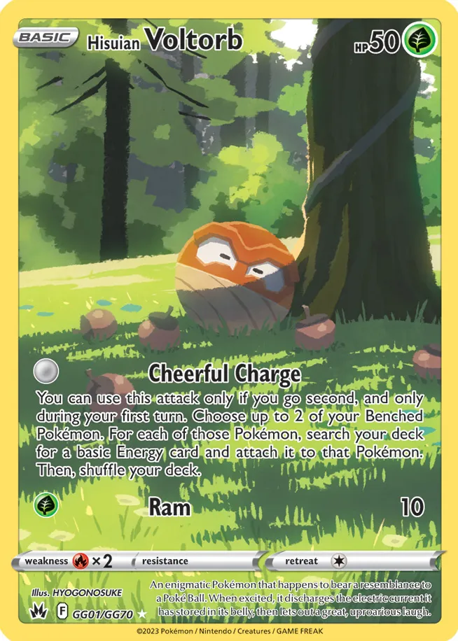 Carte Voltorbe de Hisui — Crown Zenith