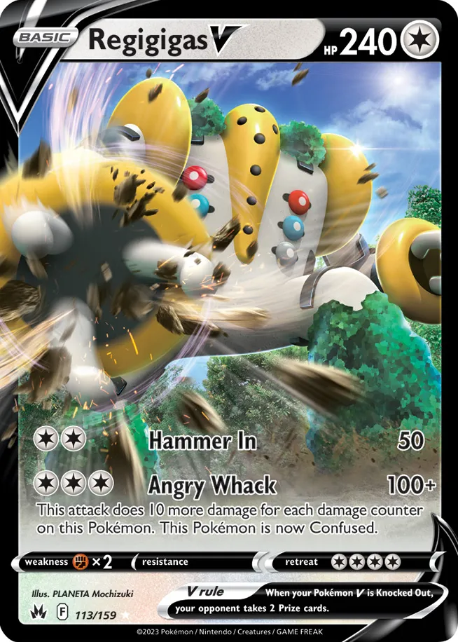Carte Regigigas V — Crown Zenith