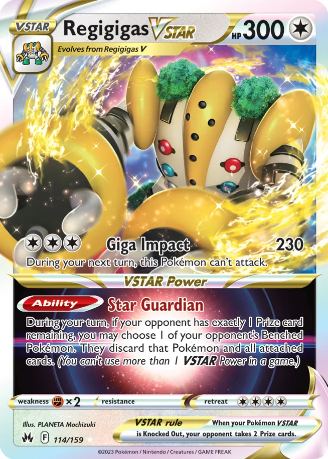 Carte Regigigas VSTAR — Crown Zenith