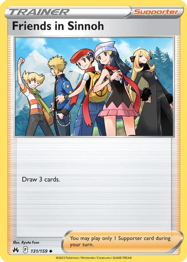 Carte Amis de Sinnoh — Crown Zenith