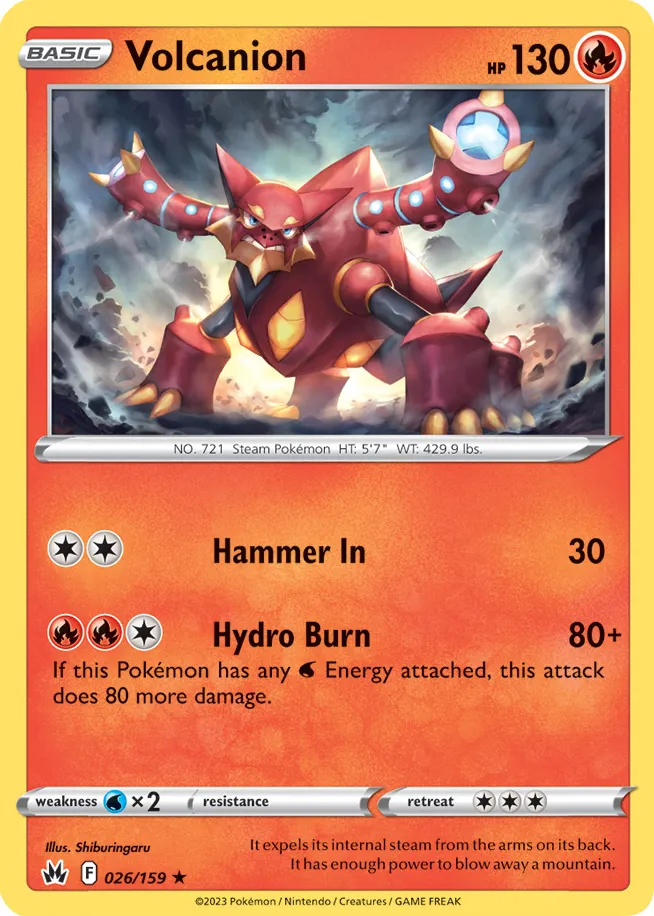 Carte Volcanion — Crown Zenith