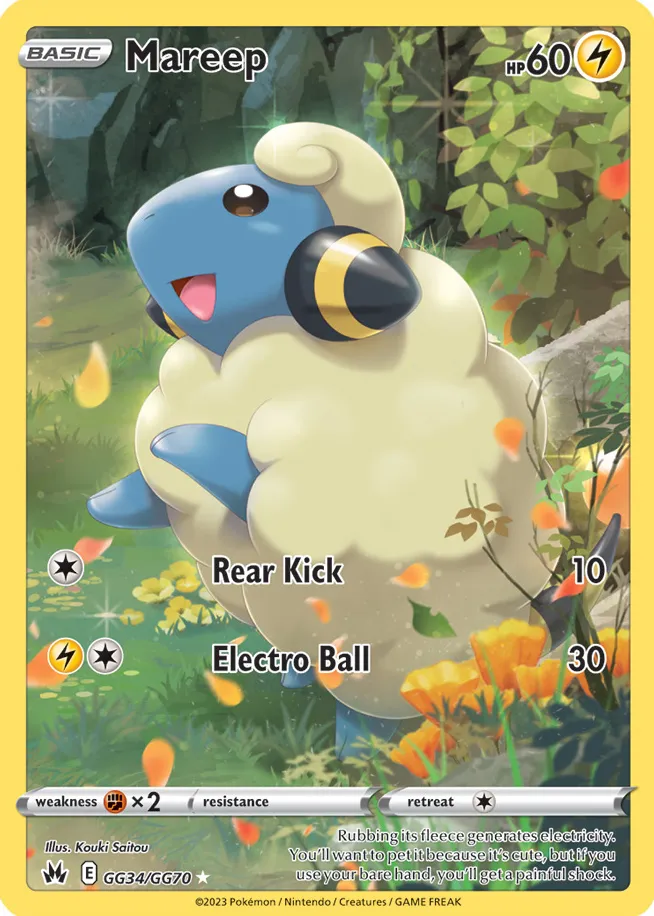 Carte Mareep — Crown Zenith