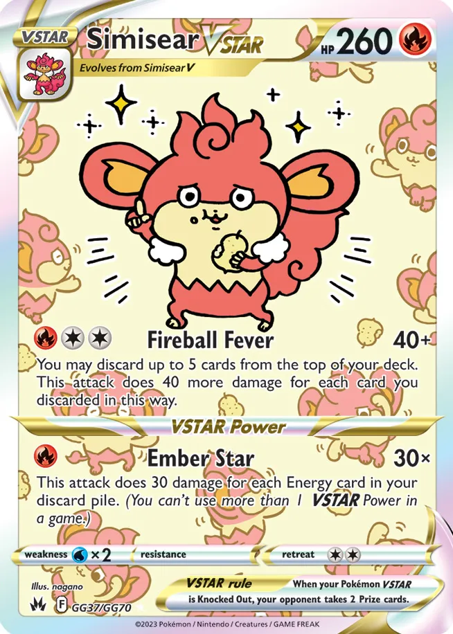Carte Flamoutan VSTAR — Crown Zenith