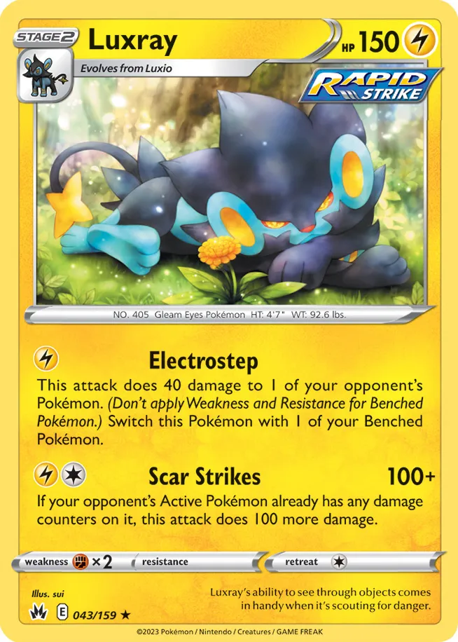 Carte Luxray — Crown Zenith