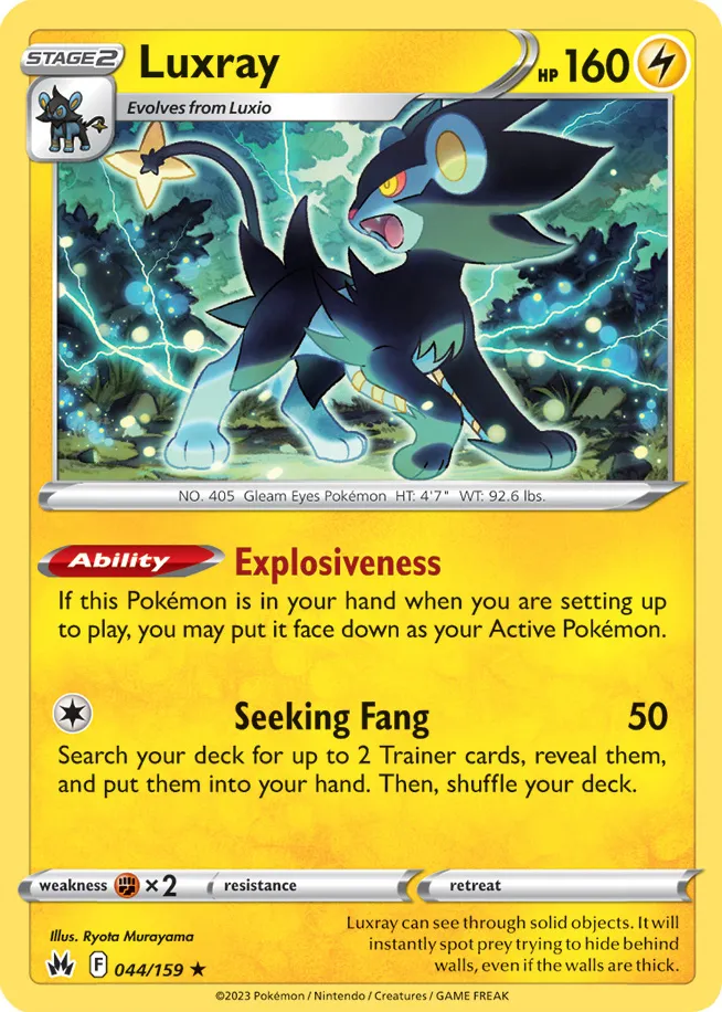 Carte Luxray — Crown Zenith