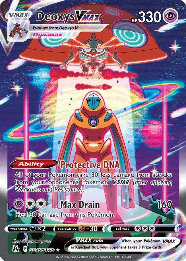 Carte Deoxys VMAX — Crown Zenith
