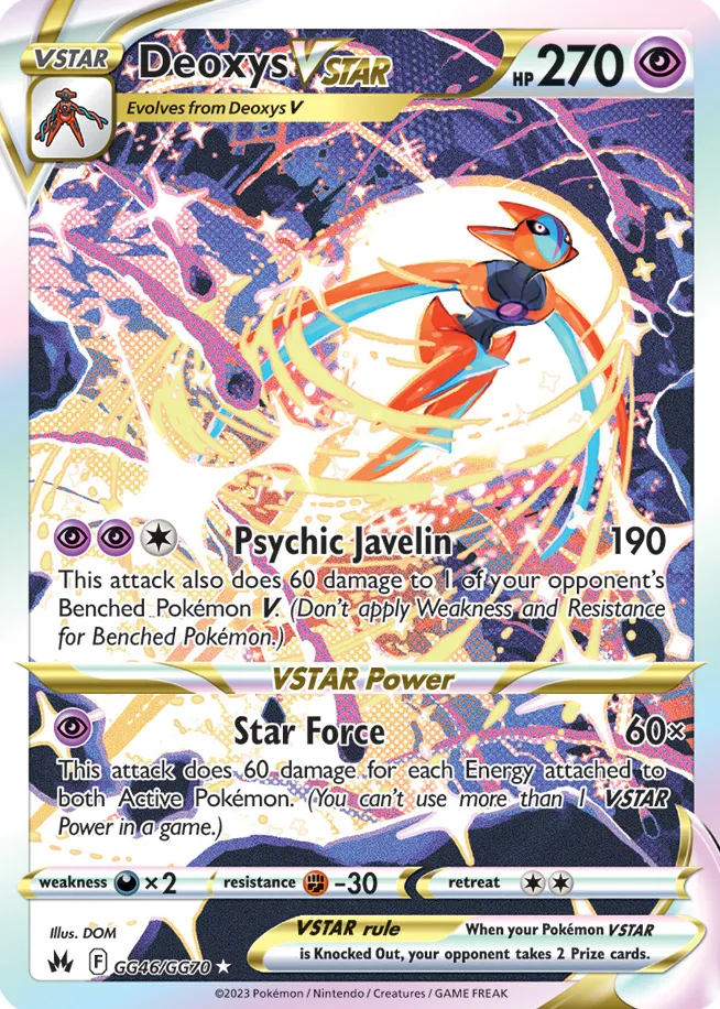 Carte Deoxys VSTAR — Crown Zenith