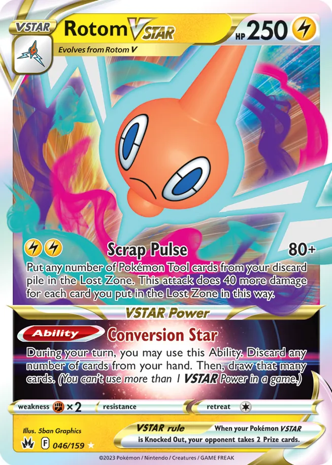 Carte Motisma VSTAR — Crown Zenith