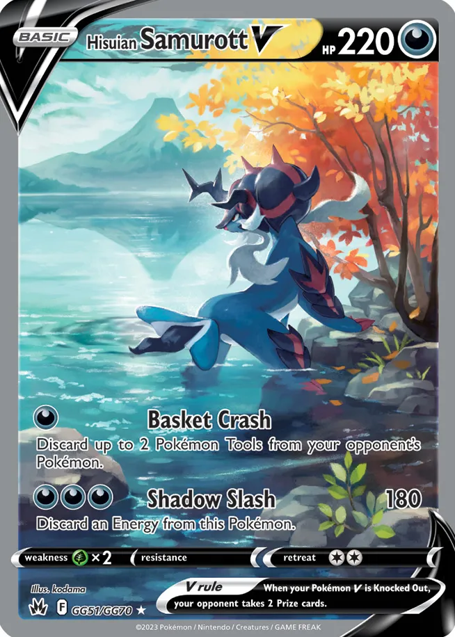 Carte Clamiral de Hisui V — Crown Zenith