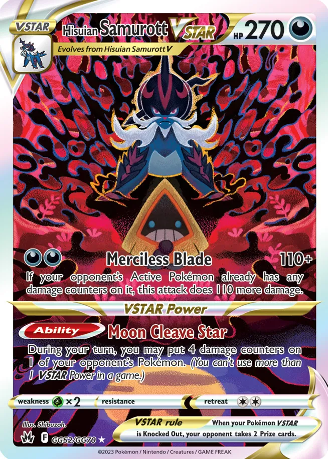 Carte Clamiral de Hisui VSTAR — Crown Zenith