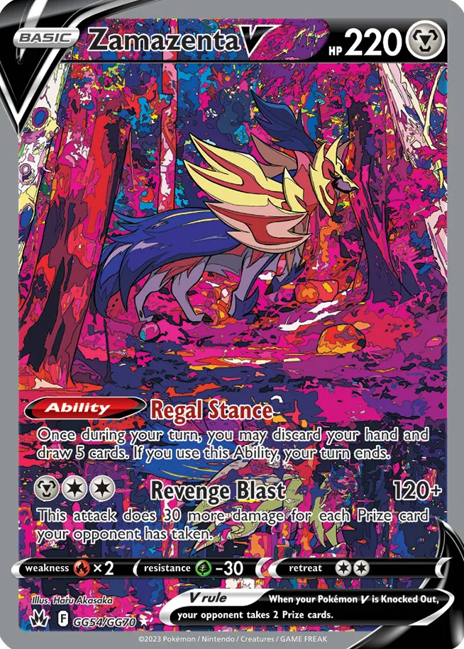 Carte Zamazenta V — Crown Zenith