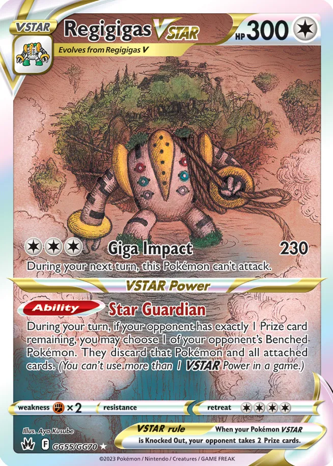Carte Regigigas VSTAR — Crown Zenith