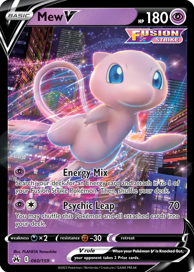 Carte Mew V — Crown Zenith