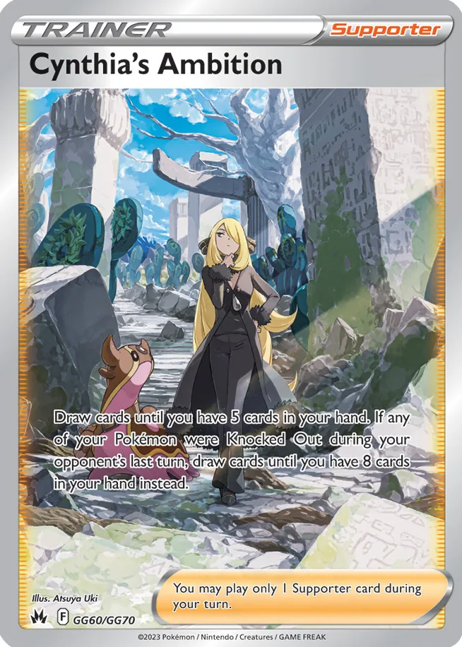 Carte Ambition de Cynthia — Crown Zenith