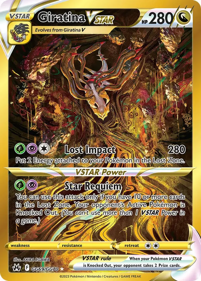Carte Giratina VSTAR — Crown Zenith