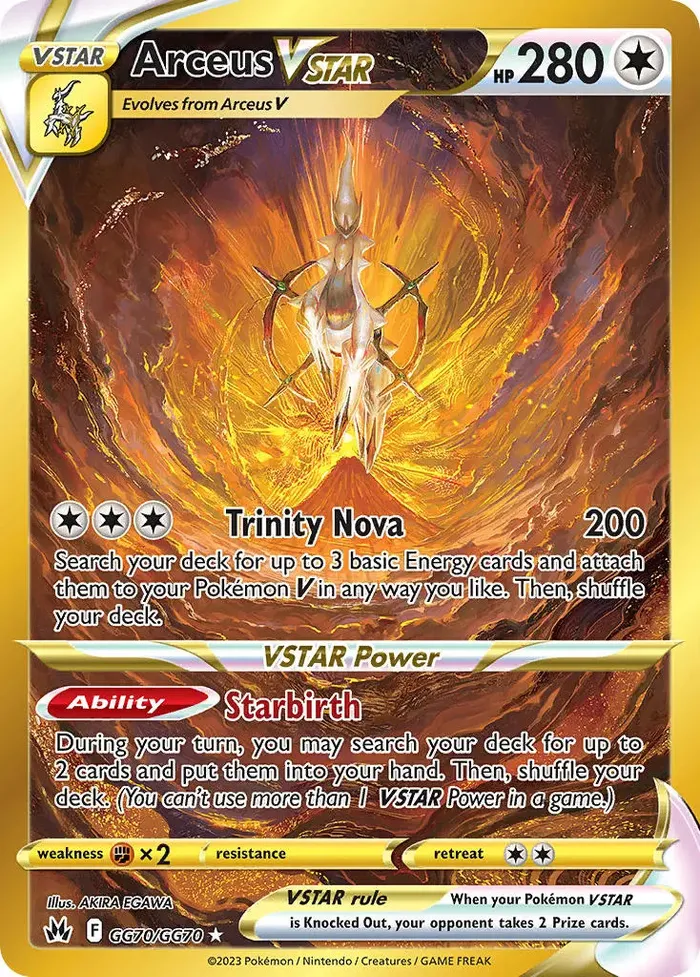 Carte Arceus VSTAR — Crown Zenith