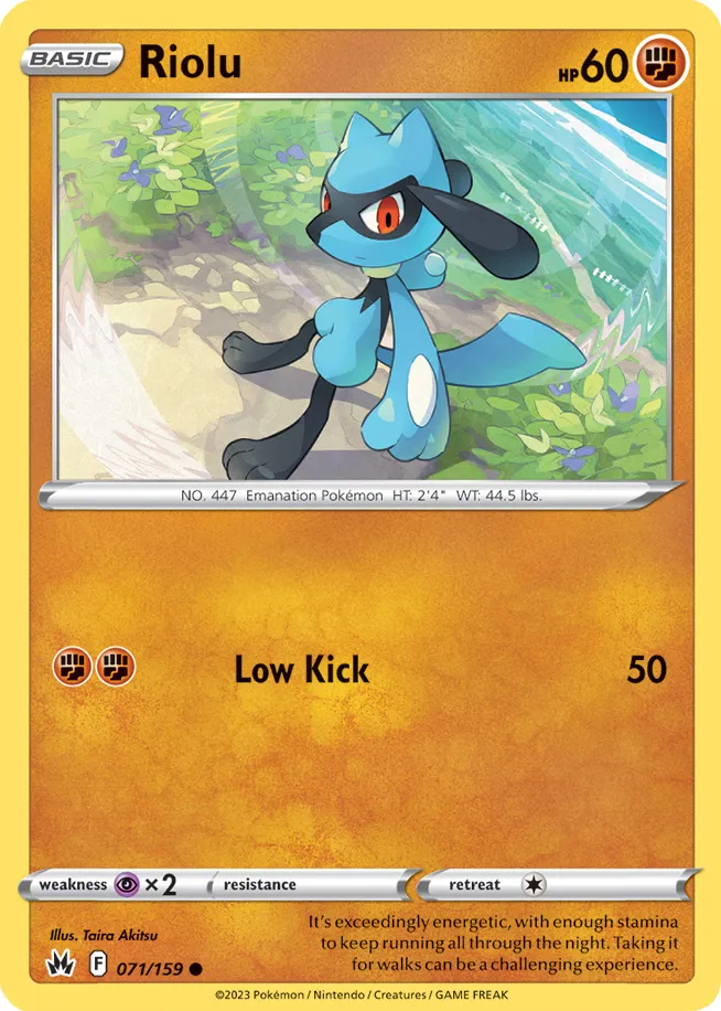 Carte Riolu — Crown Zenith