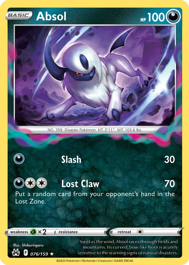 Carte Absol — Crown Zenith