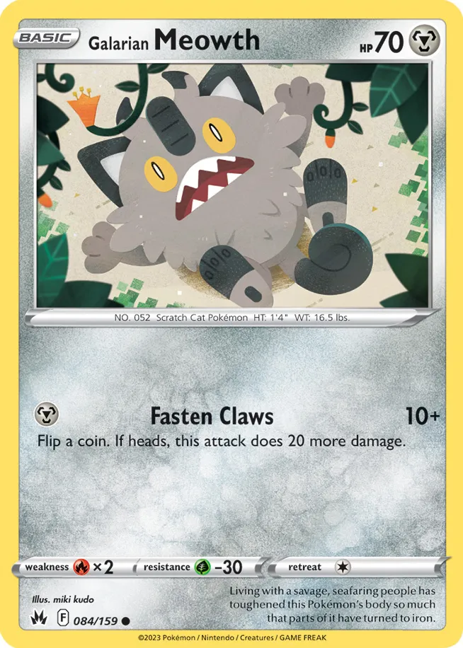 Carte Miaouss de Galar — Crown Zenith