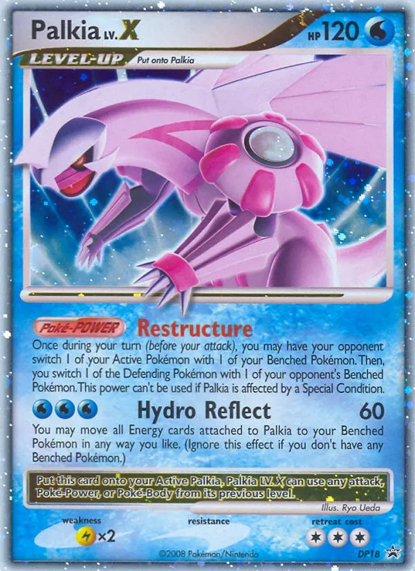 Carte Palkia LV.X — DP Black Star Promos
