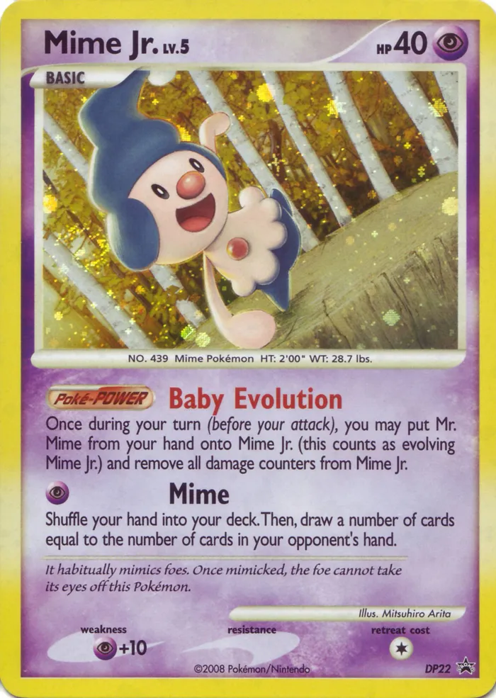 Carte Mime Jr. — DP Black Star Promos