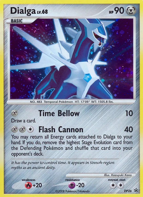 Carte Dialga — DP Black Star Promos